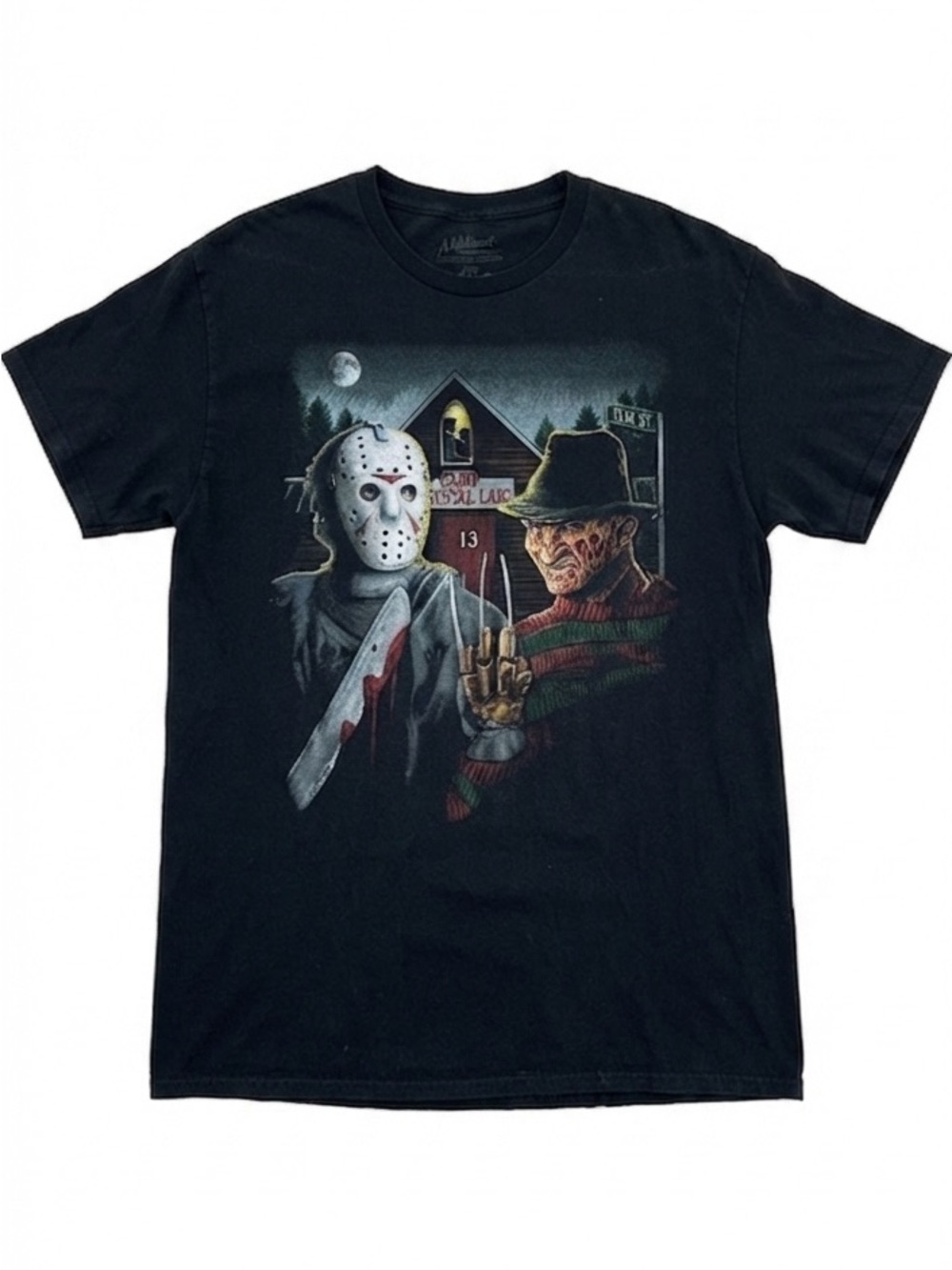 Freddy Krueger Vs Jason Vorhees Nightmare on Elm Street T-Shirt American Gothic